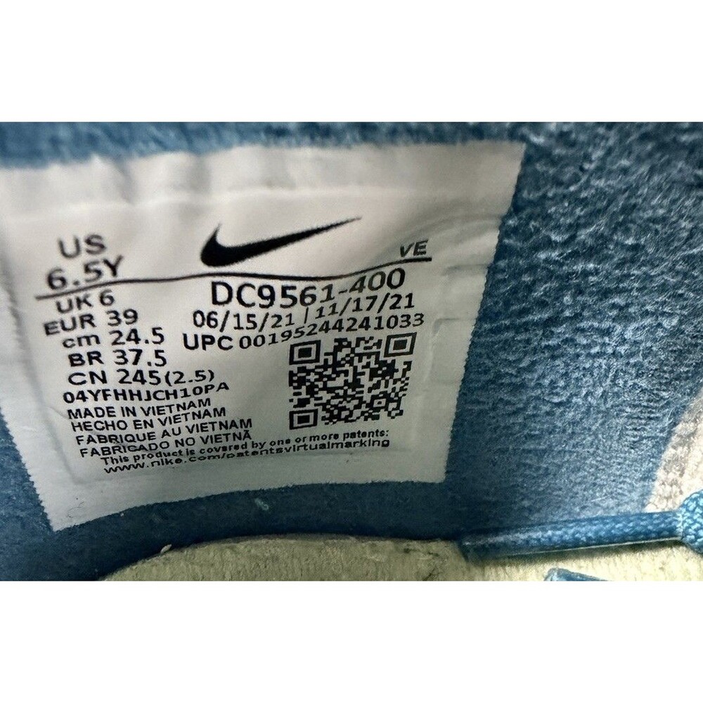 Nike Dunk Low GS Toasty Rift Blue Size 6.5Y Women 8 Blue Gray DC9561-400 - Picture 8 of 9